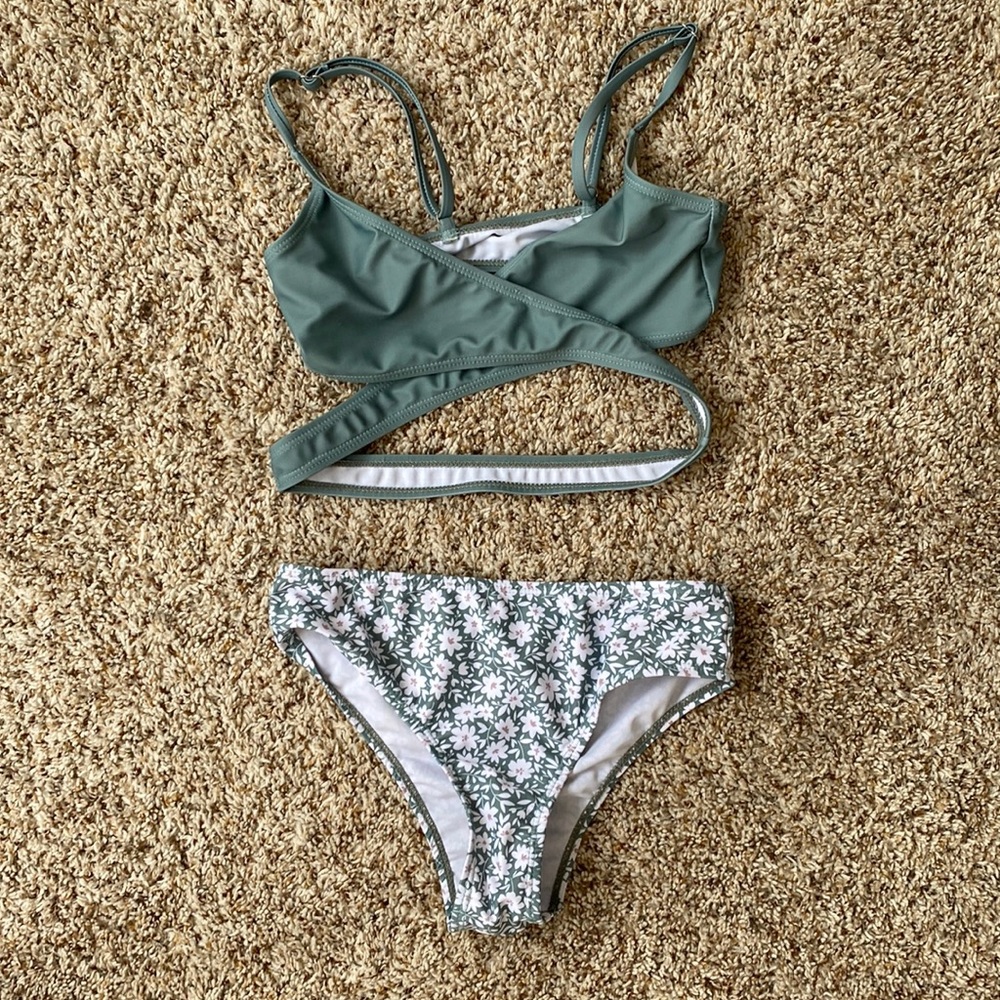 Shein wrap around bikini